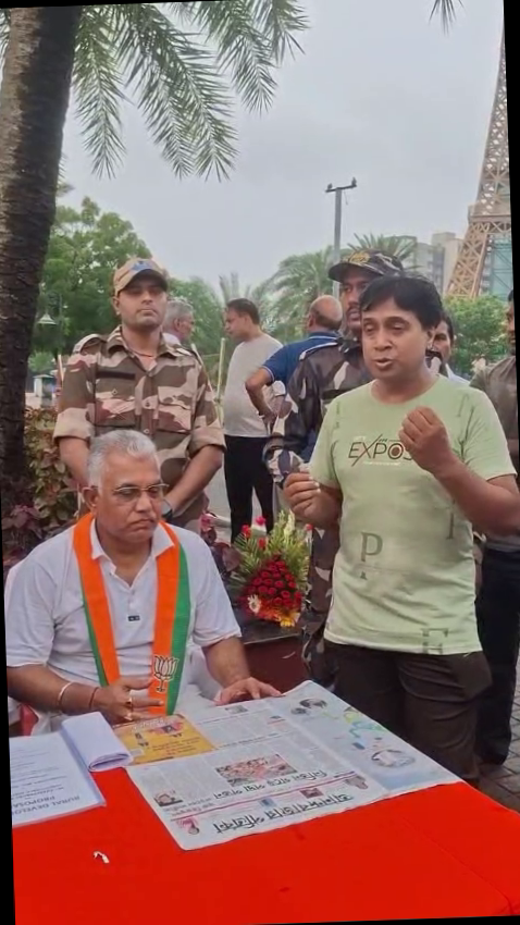 <p><strong>  मंत्री दिलीप घोष का न्यूटाउन में बयान और इचो पार्क में मॉर्निंग वॉक</strong></p>